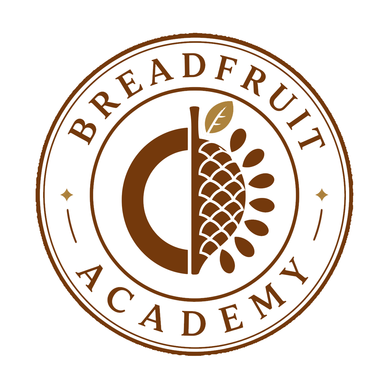 Breadfruit Academy embroidered seal